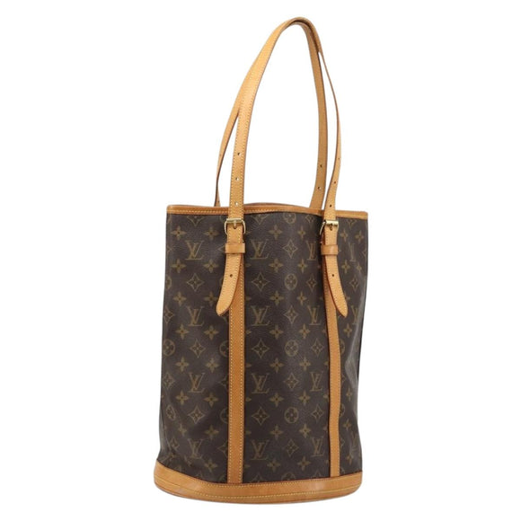 LOUIS VUITTON Monogram Bucket GM Shoulder Bag M42236 LV Auth bs34290