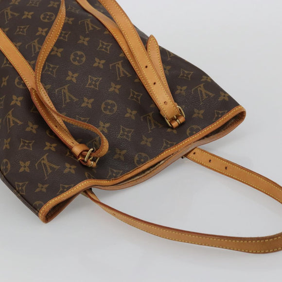 LOUIS VUITTON Monogram Bucket GM Shoulder Bag M42236 LV Auth bs34290