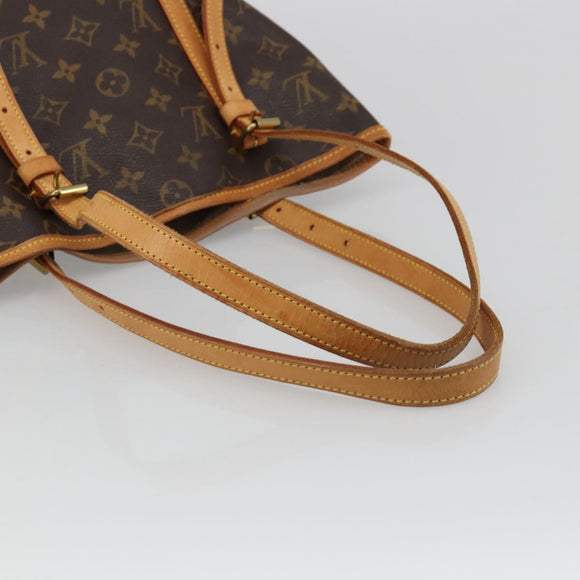 LOUIS VUITTON Monogram Bucket GM Shoulder Bag M42236 LV Auth bs34290