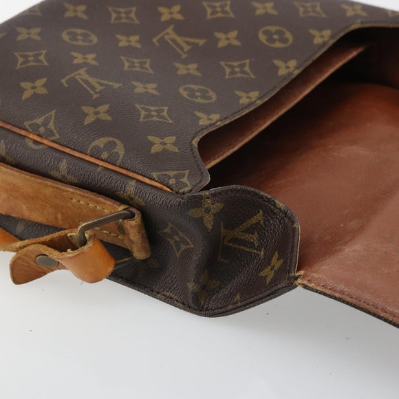LOUIS VUITTON Monogram Cartouchiere GM Shoulder Bag M51252 LV Auth bs34297