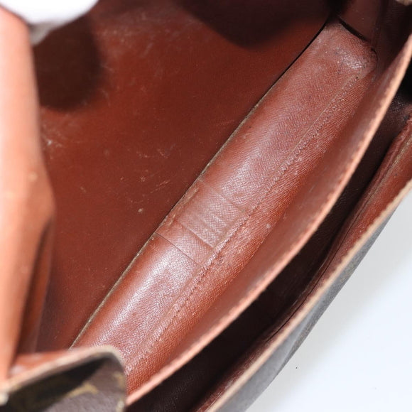 LOUIS VUITTON Monogram Cartouchiere GM Shoulder Bag M51252 LV Auth bs34297