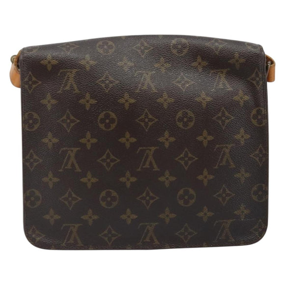 LOUIS VUITTON Monogram Cartouchiere GM Shoulder Bag M51252 LV Auth bs34297
