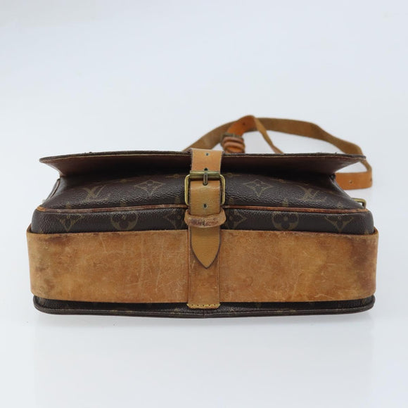 LOUIS VUITTON Monogram Cartouchiere GM Shoulder Bag M51252 LV Auth bs34297