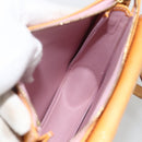 LOUIS VUITTON Monogram Vernis Motto Pouch Marshmallow Pink M91312 Auth bs34298-17
