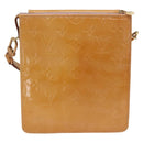LOUIS VUITTON Monogram Vernis Motto Pouch Marshmallow Pink M91312 Auth bs34298-3