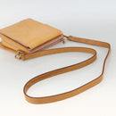 LOUIS VUITTON Monogram Vernis Motto Pouch Marshmallow Pink M91312 Auth bs34298-7