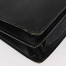 LOUIS VUITTON Epi Serviette Conseiller Business Bag Black M54422 LV Auth bs34303-15