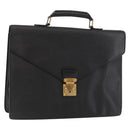 LOUIS VUITTON Epi Serviette Conseiller Business Bag Black M54422 LV Auth bs34303-1
