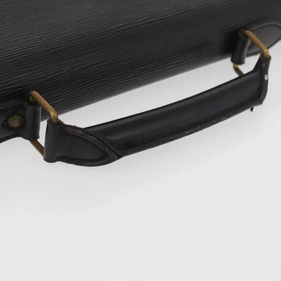 LOUIS VUITTON Epi Serviette Conseiller Business Bag Black M54422 LV Auth bs34303