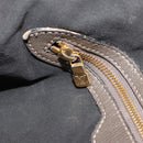 LOUIS VUITTON Punching Mahina L Tote Bag Leather Taupe M93121 LV Auth bs34306-20
