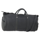 LOUIS VUITTON Boston Bag Taurillon ClemenceLeather 2way Black LV Auth bs34310-1