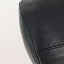 LOUIS VUITTON Boston Bag Taurillon ClemenceLeather 2way Black LV Auth bs34310-16