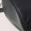 LOUIS VUITTON Boston Bag Taurillon ClemenceLeather 2way Black LV Auth bs34310-18