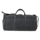 LOUIS VUITTON Boston Bag Taurillon ClemenceLeather 2way Black LV Auth bs34310-13