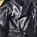 CHANEL Chain Tote Bag Patent Leather Black Gold CC Auth bs34312-17