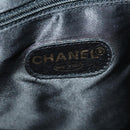 CHANEL Chain Tote Bag Patent Leather Black Gold CC Auth bs34312-10