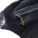 CHANEL Ketten-Einkaufstasche Lackleder Schwarz Gold CC Auth bs34313-22