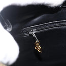 CHANEL Ketten-Einkaufstasche Lackleder Schwarz Gold CC Auth bs34313-24