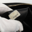 CHANEL Ketten-Einkaufstasche Lackleder Schwarz Gold CC Auth bs34313-11