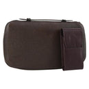 LOUIS VUITTON Taiga Clutch Bag 2 Set Bordeaux LV Auth bs34315-1