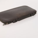 LOUIS VUITTON Taiga Clutch Bag 2 Set Bordeaux LV Auth bs34315-5