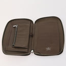 LOUIS VUITTON Taiga Clutch Bag 2 Set Bordeaux LV Auth bs34315-9