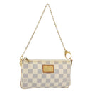 LOUIS VUITTON Damier Azur Pochette Mira MM Accessory Pouch N60027 Auth bs34317A-1