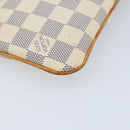 LOUIS VUITTON Damier Azur Pochette Mira MM Accessory Pouch N60027 Auth bs34317A-17