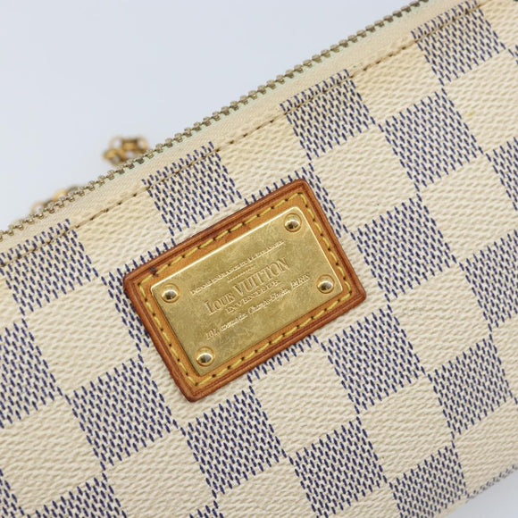 LOUIS VUITTON Damier Azur Pochette Mira MM Accessoire etui N60027 Auth bs34317A