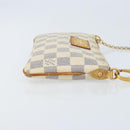 LOUIS VUITTON Damier Azur Pochette Mira MM Accessory Pouch N60027 Auth bs34317A-3