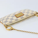 LOUIS VUITTON Damier Azur Pochette Mira MM Accessory Pouch N60027 Auth bs34317A-6