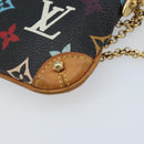 LOUIS VUITTON Multicolor Pochette Mira PM Pouch Black M60099 LV Auth bs34318A-12