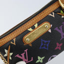 LOUIS VUITTON Multicolor Pochette Mira PM Pouch Black M60099 LV Auth bs34318A-15