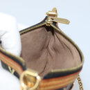LOUIS VUITTON Multicolor Pochette Mira PM Pouch Black M60099 LV Auth bs34318A-19