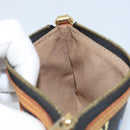 LOUIS VUITTON Multicolor Pochette Mira PM Pouch Black M60099 LV Auth bs34318A-20