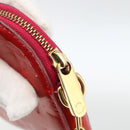 LOUIS VUITTON Vernis Porte Monnaie Coeur Coin Purse Rose Pop M93657 Auth bs34319-9