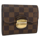 LOUIS VUITTON Damier Ebene Portefeuille Joy Bifold Wallet N60034 LV Auth bs34321-1