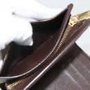 LOUIS VUITTON Damier Ebene Portefeuille Joy Bifold Wallet N60034 LV Auth bs34321-23