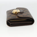 LOUIS VUITTON Damier Ebene Portefeuille Joy Bifold Wallet N60034 LV Auth bs34321-4