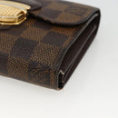 LOUIS VUITTON Damier Ebene Portefeuille Joy Bifold Wallet N60034 LV Auth bs34321-7