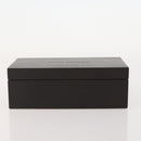 LOUIS VUITTON Case Set Pen Metal Wood Brown LV Auth bs34322-19