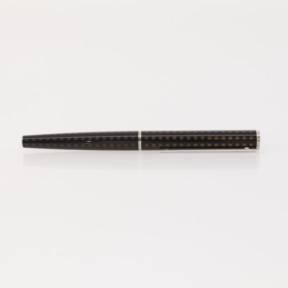 LOUIS VUITTON Case Set Pen Metal Wood Brown LV Auth bs34322