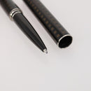LOUIS VUITTON Case Set Pen Metal Wood Brown LV Auth bs34322-7