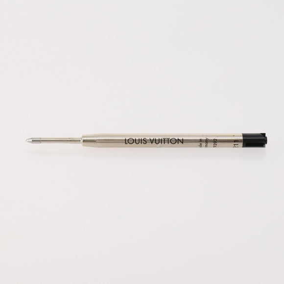 LOUIS VUITTON Case Set Pen Metal Wood Brown LV Auth bs34322