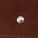 HERMES Fourre Tout Shoulder Bag Cotton Brown Silver Auth bs34324-18