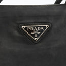 PRADA Hand Bag Nylon Black Silver Auth bs34325-17