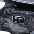PRADA Hand Bag Nylon Black Silver Auth bs34325-18
