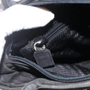 PRADA Hand Bag Nylon Black Silver Auth bs34325-21