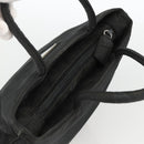 PRADA Hand Bag Nylon Black Silver Auth bs34325-6