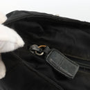 PRADA Chain Tote Bag Nylon Black Silver Auth bs34326-8